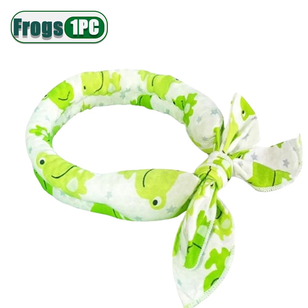Adjustable Summer Cartoon Pet Ice Scarf Cooling for Cats and Dogs Japanese Korean Style Reusable Neck Wrap