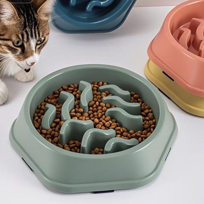 Ripple Anti-Choke Slow Feeder Pet Bowl