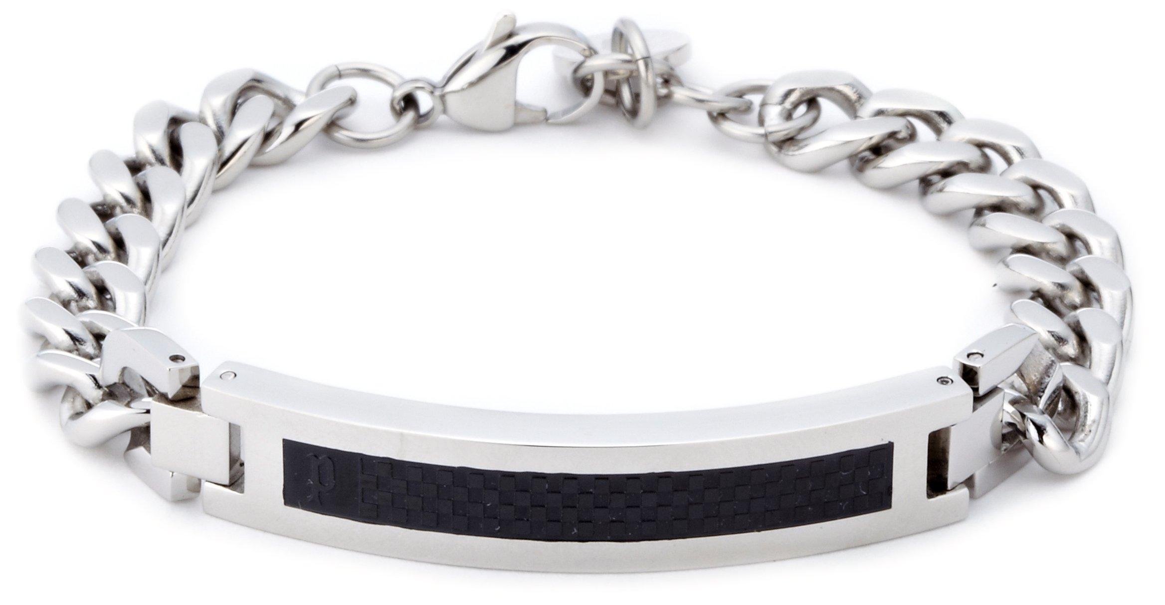 

DETROIT Stainless Steel Bracelet 25141BSS01 [Police] Men s