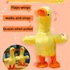 Multifunctional Walking Plush Duck Electric Singing Duck Baby Toy Talking Duck Toy  Baby Toys