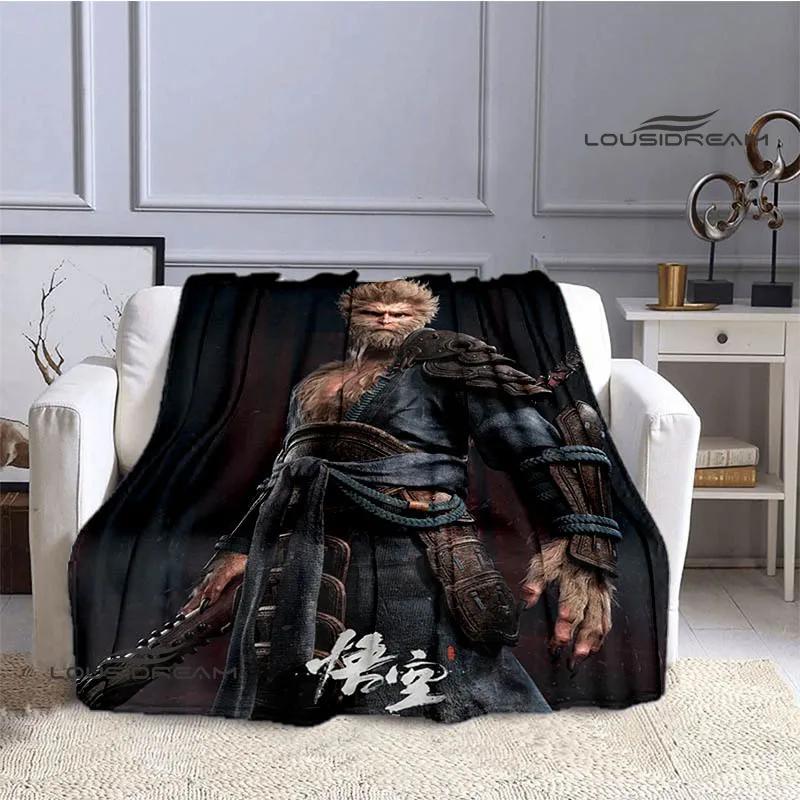 3D game Black Myth: WuKong Printed blankets Warm Flannel blankets Soft and comfortable blanket bed linings Birthday Gift