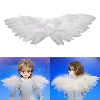 Versatile Feather Angel Wings Children's Theatrical Shows Charm for Halloween Stage Performances and Birthday Parties