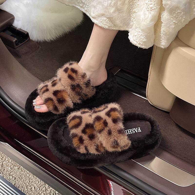 

Mao Mao slippers women s shoes wear 2025 new ins trendy shoes lazy home platform casual spring and autumn cotton slippers 35