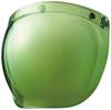 On the Bubble Shield Jet Motorcycle Universal EXTRA Shield Bubble REVO Shield Bubble Green [Gentle Rider's Eyes] Helmet, Retractable, Helmet, Shield,
