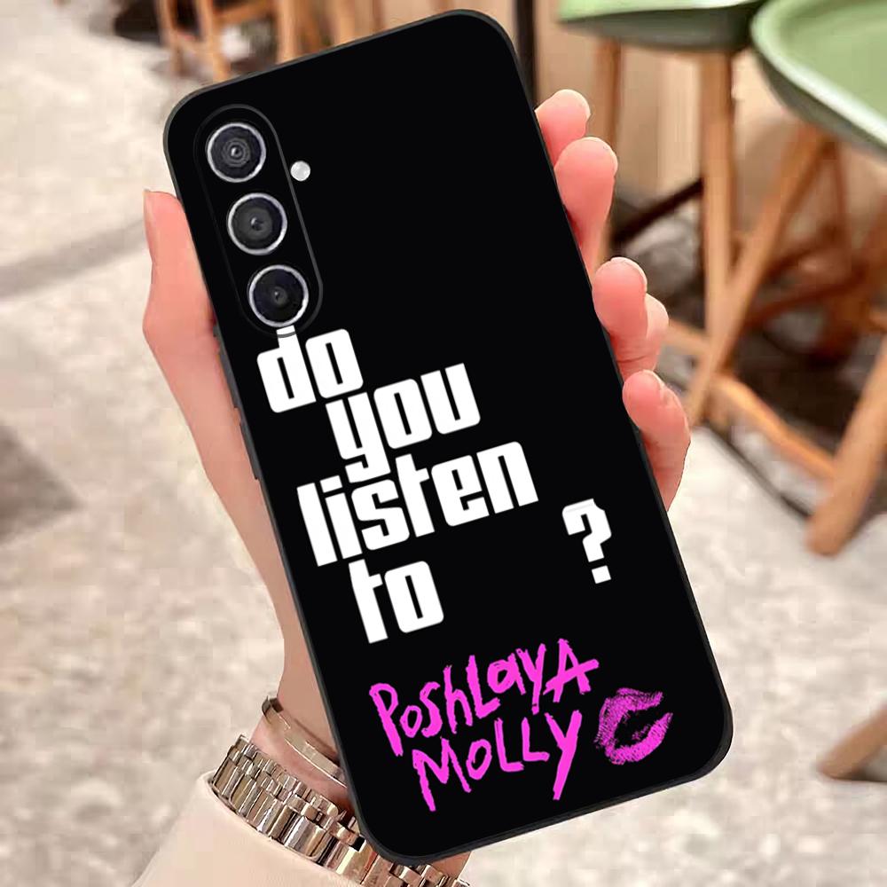 Band Poshlaya Molly Phone Case For Samsung S26 S25 Edge S24 S23 S22 S21 S20 Ultra Plus Fe Galaxy Silicon Cover