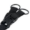 Tactical Molle Clip Buckle Nylon Belt Key Ring Keychain Holder Carabiners Hanger Buckle Hook for Outdoor Sport Hiking Climbing