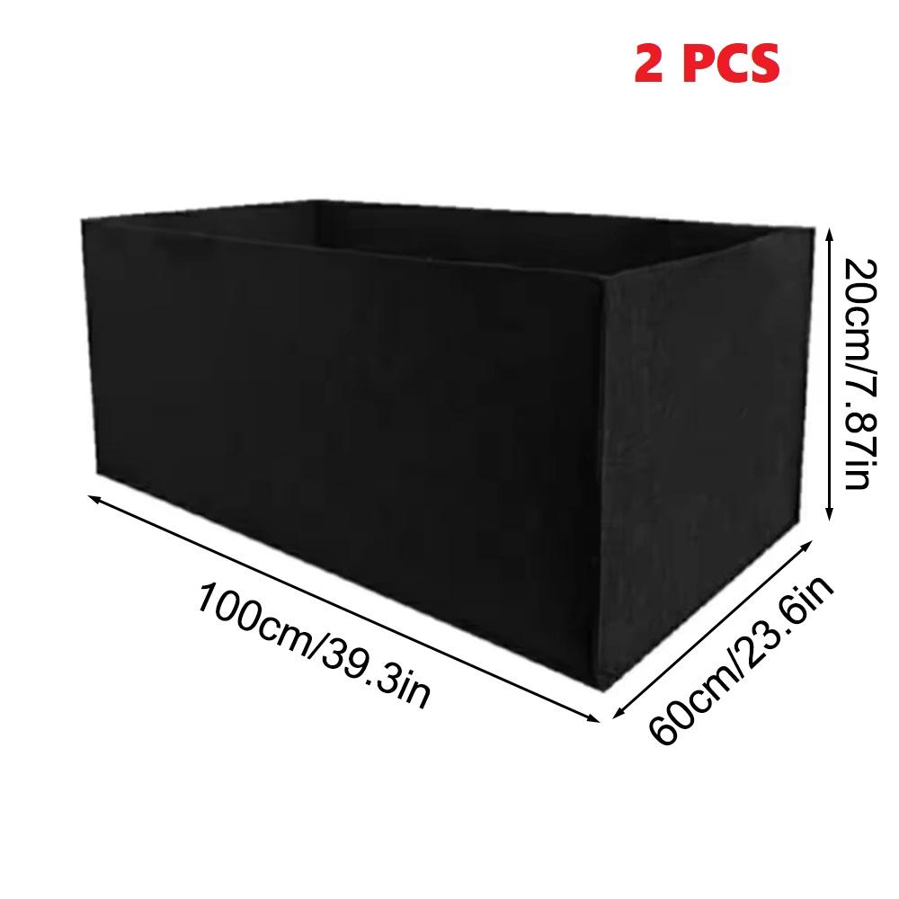 Garden Square Felt Growing Bucket Plant Growth Bag Multi-Functional Vegetable Plant Non-Woven Felt Growing Bag