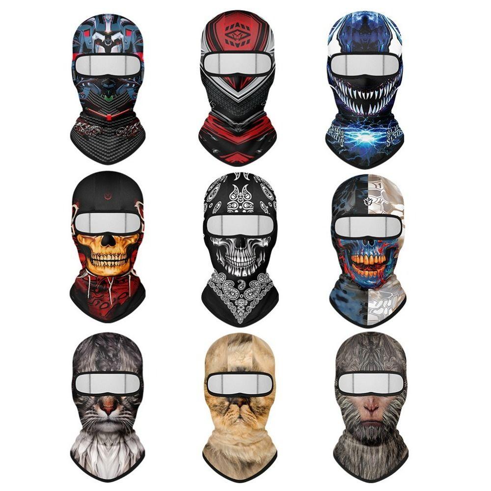 Multi-function Fleece Balaclava Plush MTB Face Mask Winter Bicycle Full Face Cover  for Men Women