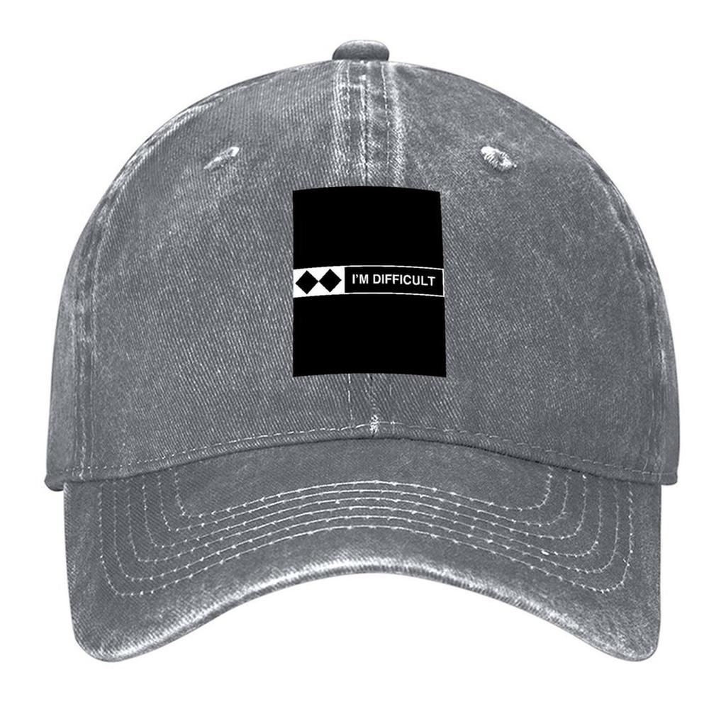 I'm Difficult Ski Snowboard Baseball Cap Cosplay Custom Caps Anime Hat Hood Elegant Women's Hats Men's