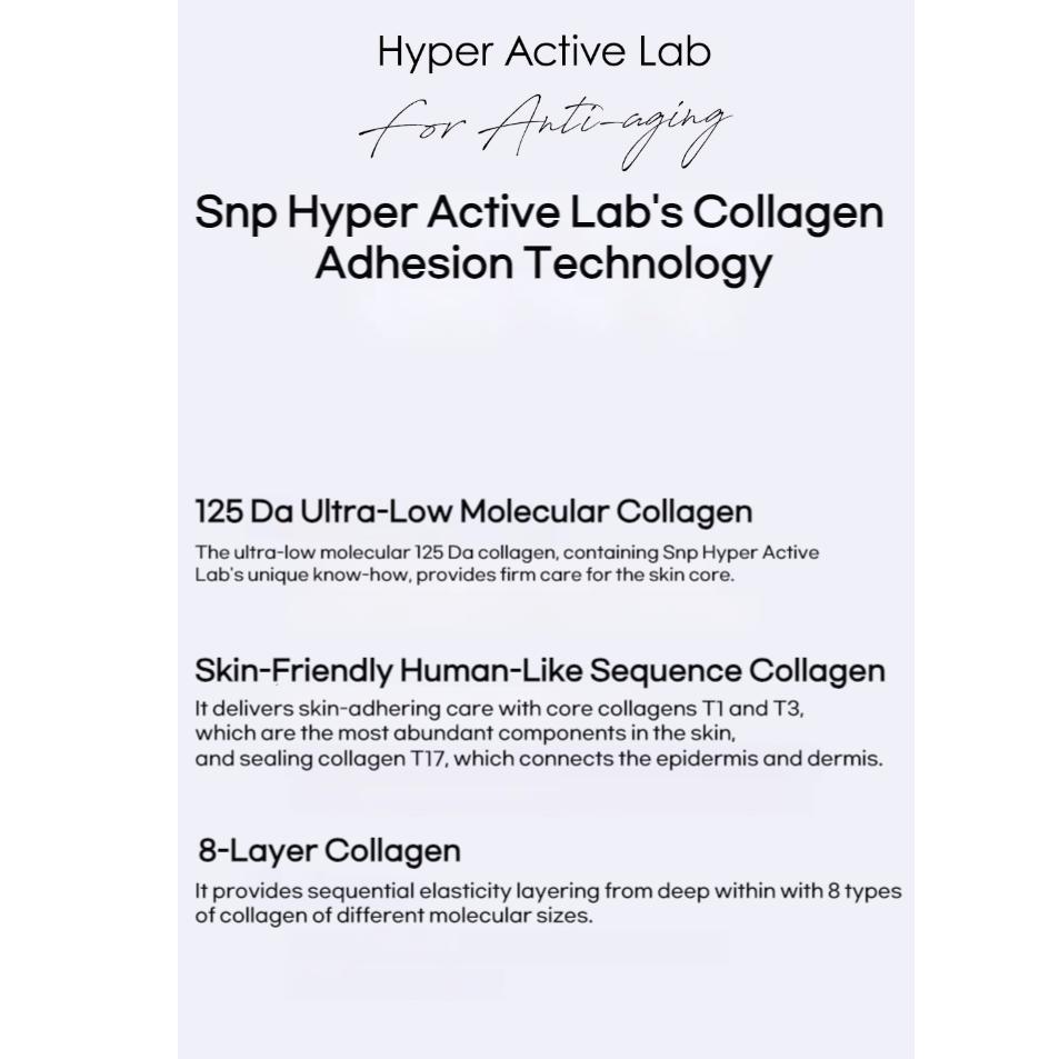 SNP Collagen Bounce Up Hyperactive Gel Mask 28g 4SHeet