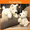 West White Highland Terrier Cuddly Cartoon Girl Children Holiday Gift Dolls