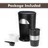 420W 0.3L Coffee Maker Single Cup Drip Coffee Pot Small Coffee Machine With Travel Cup Automatic Power Off