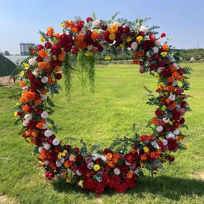 Round Iron Wedding Arch Frame - Flower Decoration