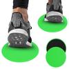 2 szt. Płyta ślizgowa dużej prędkości Podkładka do ćwiczeń koordynacji całego ciała Dysk ślizgowy Okrągły Zielony