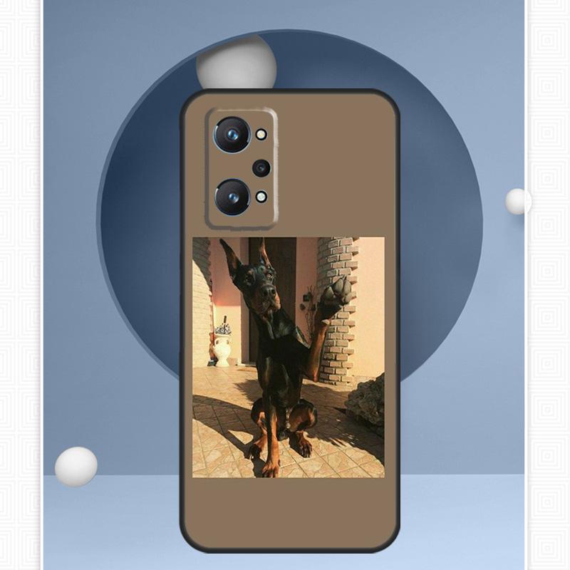 Doberman dog For Realme C55 C33 C30 C21Y 10 Pro Plus GT Neo 5 3 3T Case For OnePlus 11 10 Pro Nord 2 2T