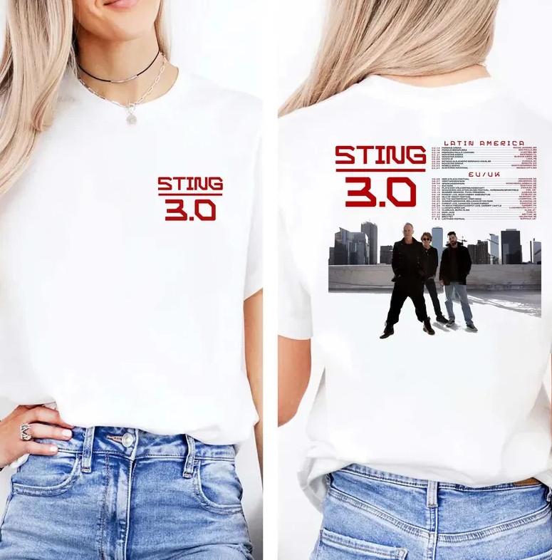 

Sting 3.0 Tour Concert 2025 Tshirt size S5XL Unisex T-Shirt XXXL
