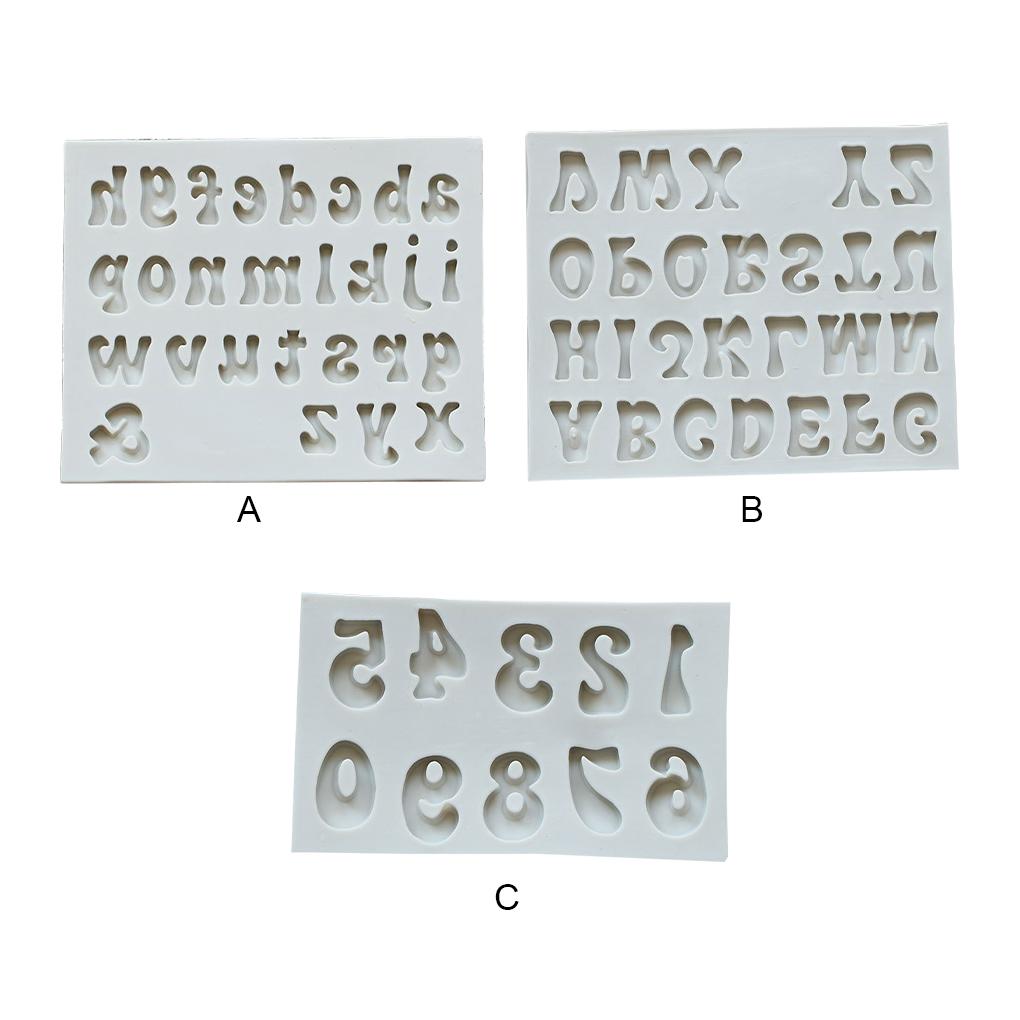 Silicone DIY Mold Interesting Home Bakery Alphabet Number Baking Tools Cakes Making Mould Cake Decorating Tool Kitchen Gadget