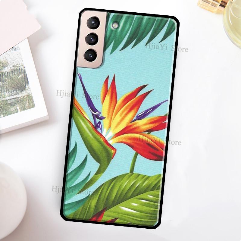 Чехол Tropical Paradise Hawaiian Birds для Samsung Galaxy S21 Ultra Note 20 Note 10 S8 S9 S10 S22 Plus S20 FE Galaxy S8