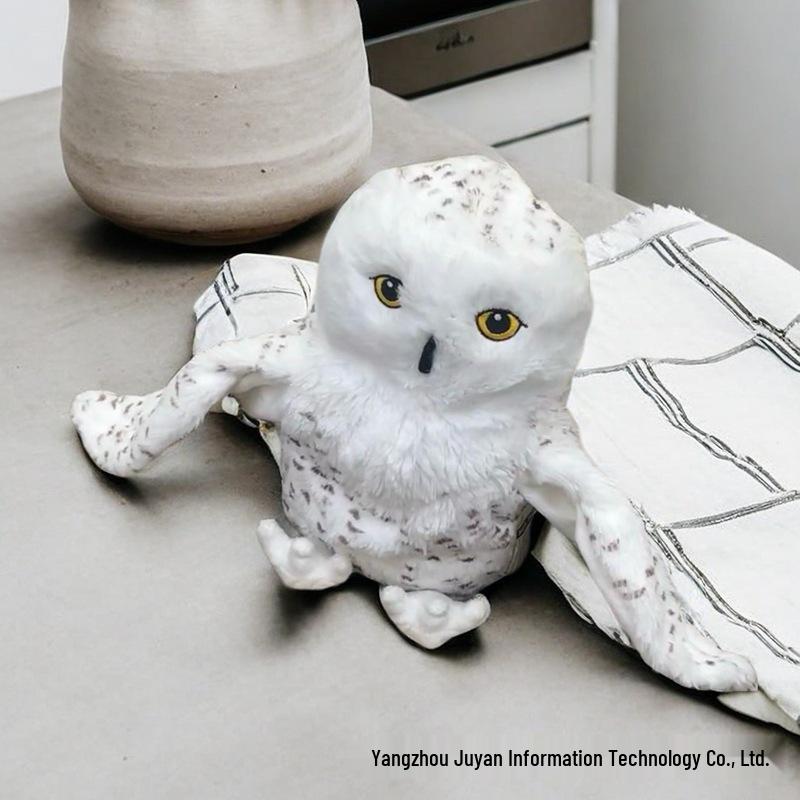 Interactive Cartoon Owl Hand Puppet Plush Doll for Parent-Child Play