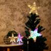 Christmas Tree Top Star LED Light Decoration Christmas Pendant Home Night Light Decor Xmas Gift Navidad 2023
