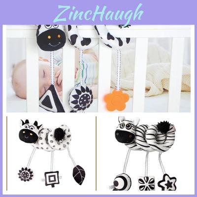 Black And White Animal Visual Stimulation Early Education Crib Toy