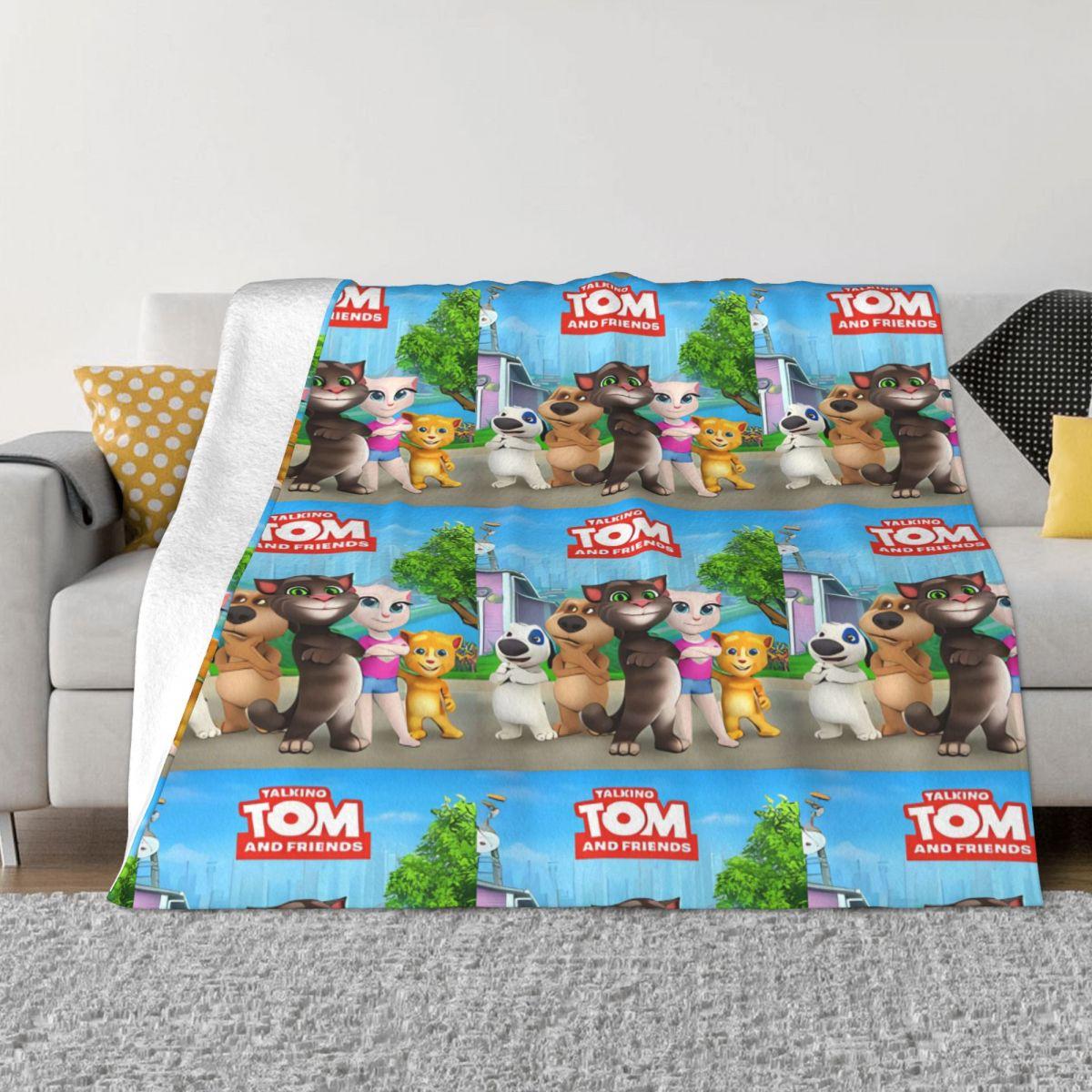 

Copy Of My Tom And 2 Friends Talking About 2024 An Ultra-Soft Micro Fleece Blanket 40x50in