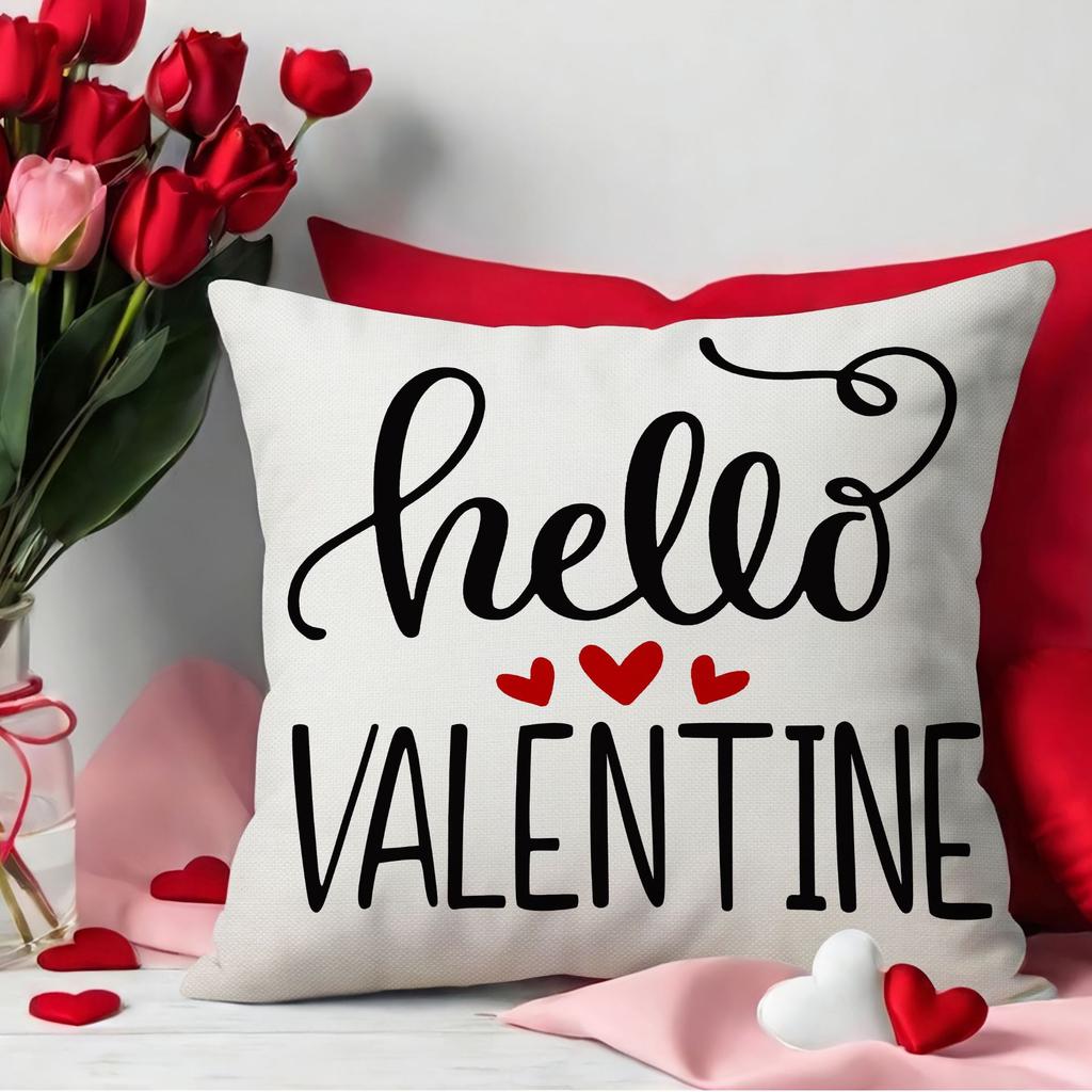 Valentine'S Day Pillow Cover Valentine'S Day Sofa Living Room Pillow Cover Pillow Cover New Home Style Premium