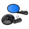 Motorcycle Handlebar End Mirror / ECE RL4 Mirror Pair Black
