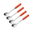 Creative Fruit Fork and Spoon Set Candy Color Coffee Dessert Spoon Ceramic Storage Tank  Watermelon