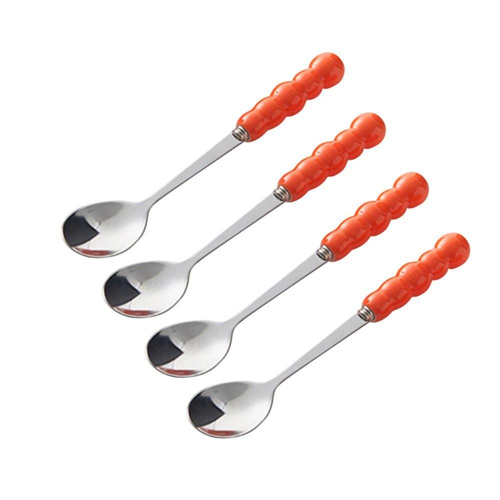 Creative Fruit Fork and Spoon Set Candy Color Coffee Dessert Spoon Ceramic Storage Tank Watermelon