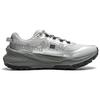 Li Ning Slip Resistant Abrasion Resistant Support Low Top Running Shoes Women's Silver Gray ARNU004-21