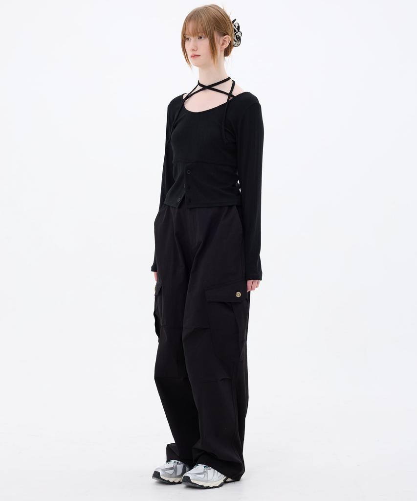 Alikim Luna Wide Pants / Black