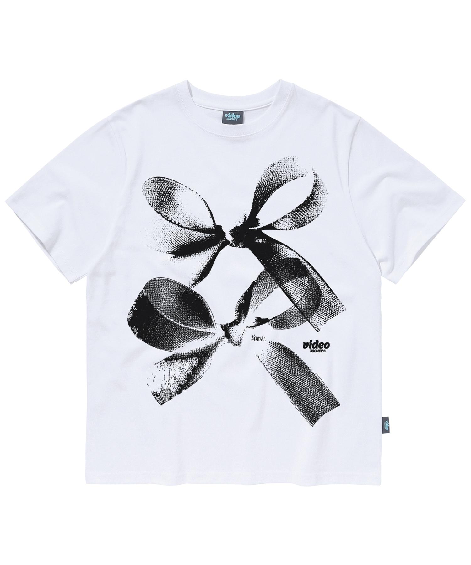 Video Jaki Two Ribbon T-Shirt [White] White/M