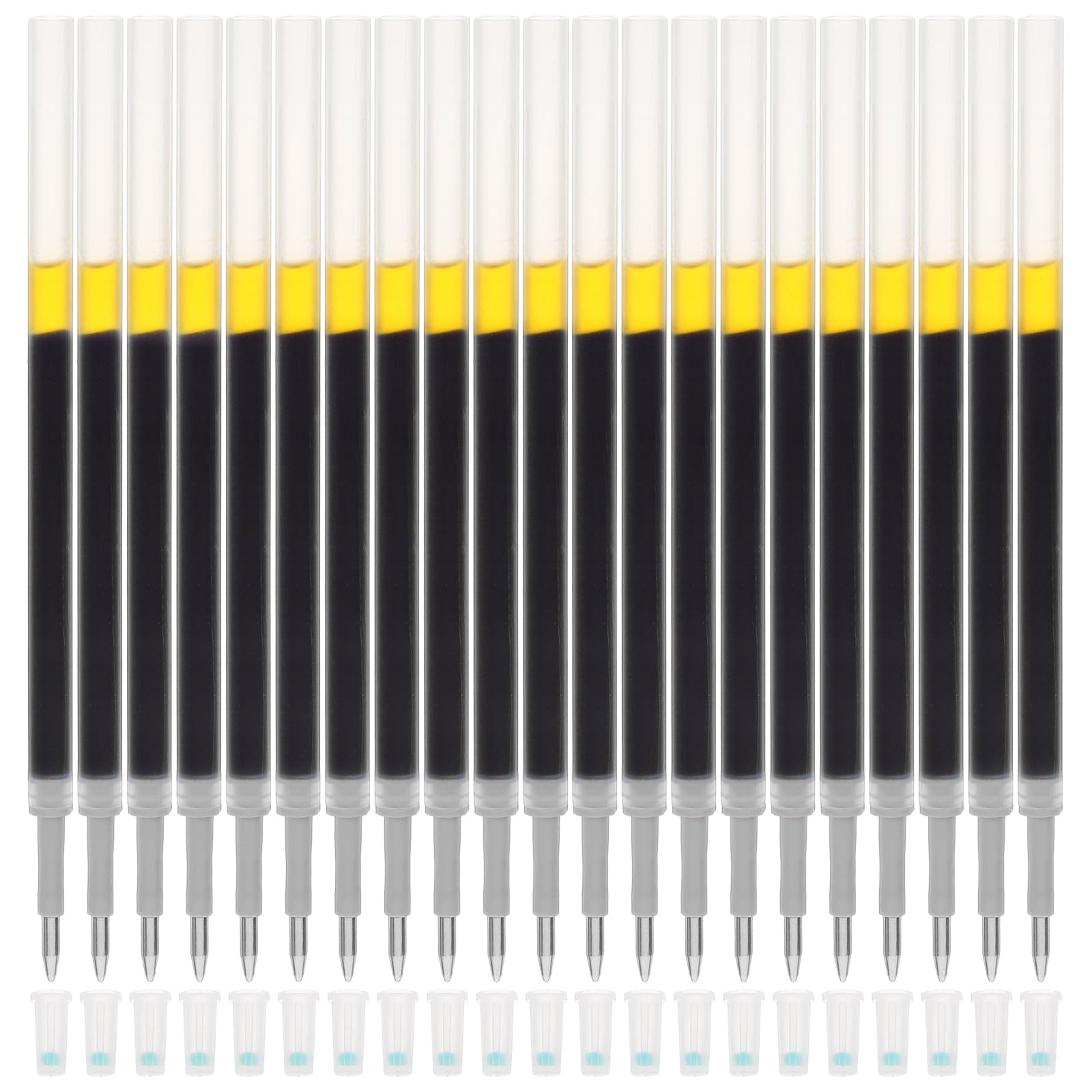 Gel Pen Refills, LOPUNER, 60-Pack Black Ink Refills for Signature Pens