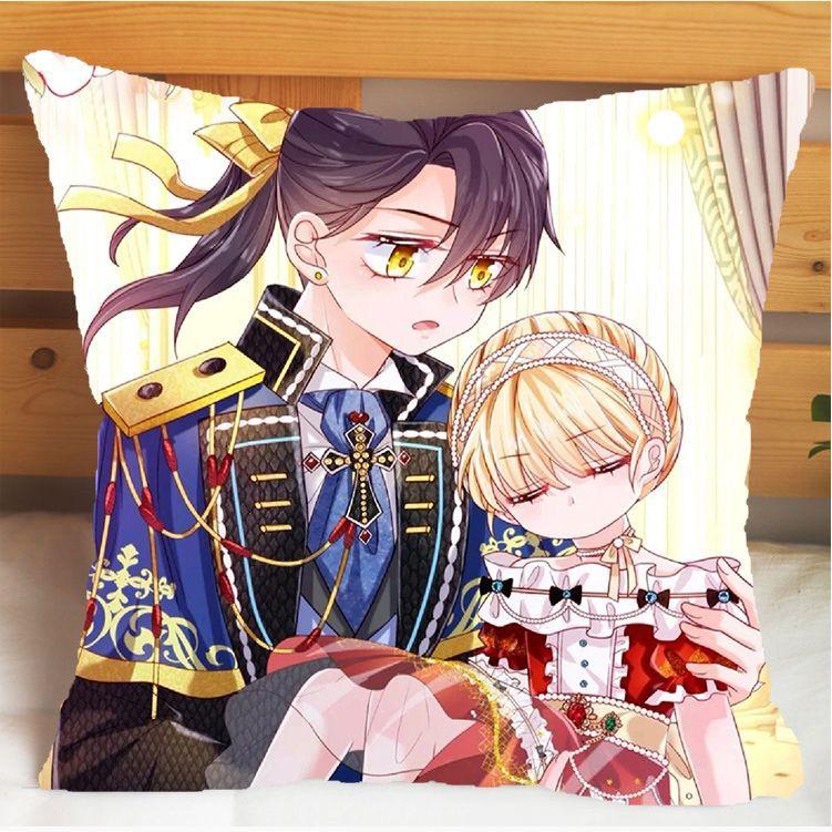 Моя королева Эдит Хролло Подушка Мультфильм Анимация Периферийная Подушка Креативная Подушка Подарок на День студента Flannel 45x45cm double-sided [with pillow core]