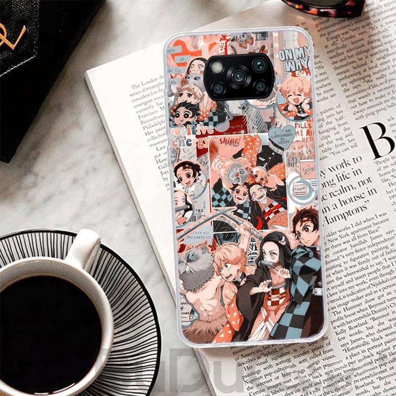 Demon Slayer Anime Kimetsu No Yaiba Cover For Xiaomi Mi 11T 10T 9T Pro 11 Lite Phone Case 12 12X 10 9 8 11i 6X 5X Ultra 5G Print