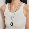 Oval Ring Necklace