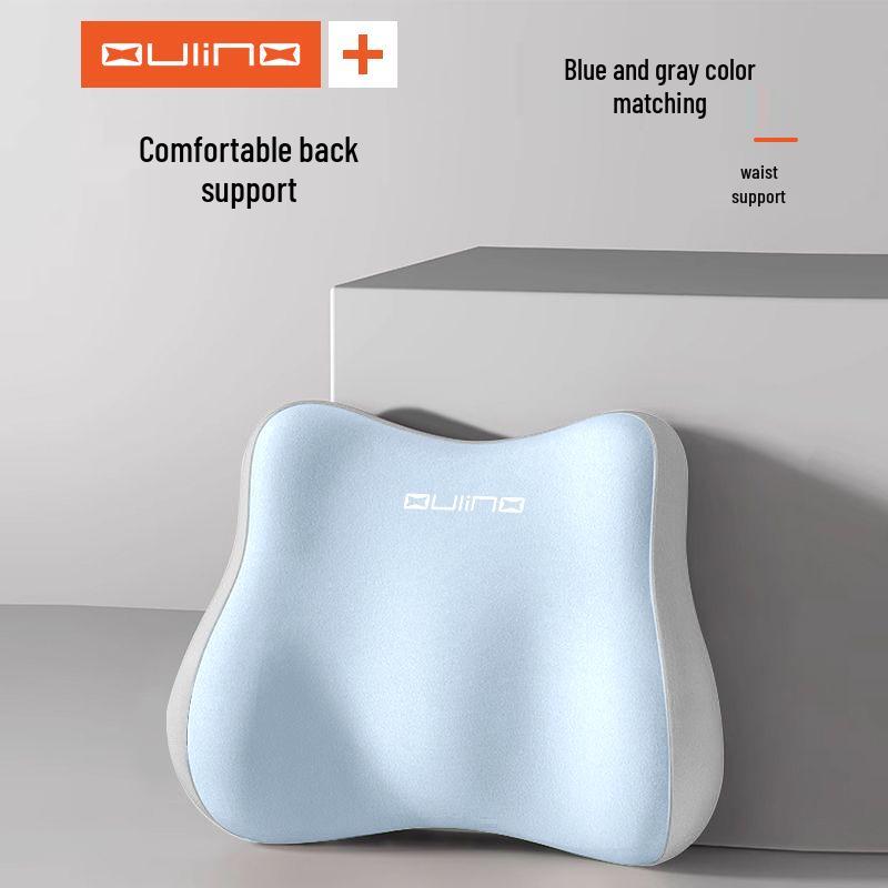 Ergonomický bederní podpůrný polštář pro kancelářskou židli a auto