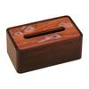 Massivholz Nussbaum Couchtisch Aufbewahrungsbox - Taschentuch- & Serviettenhalter