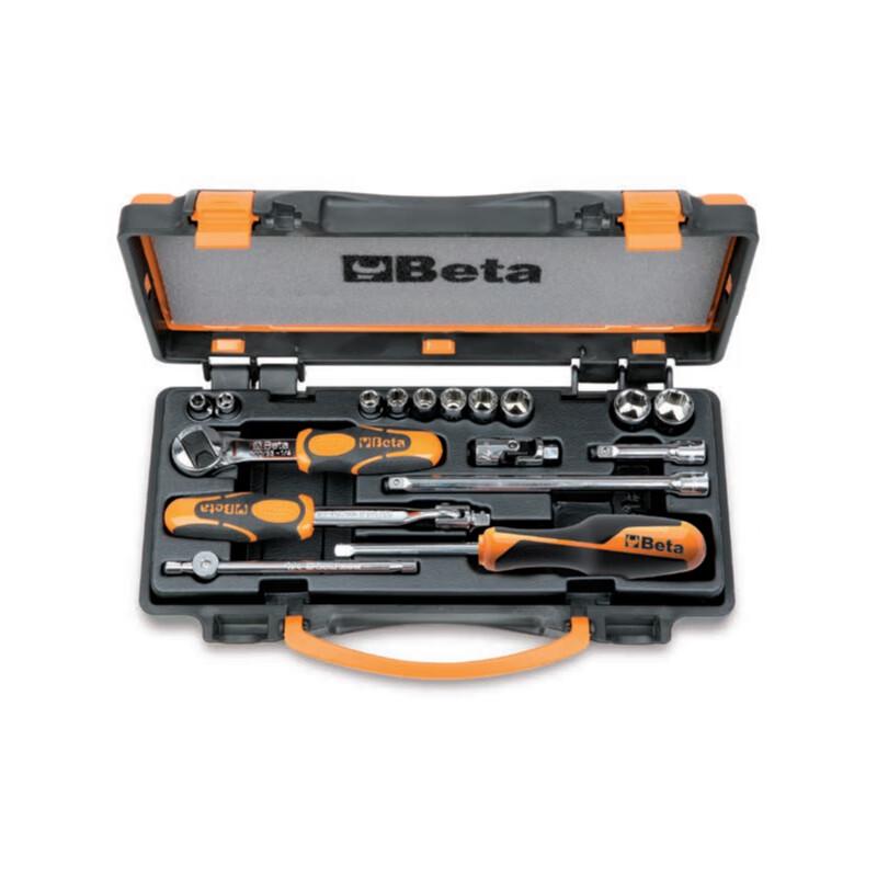BETA 17-Piece Socket Wrench Set 3/16 - 9/16 in
