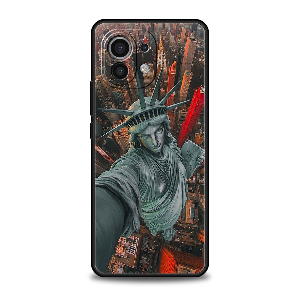 Phone Case Cover for Xiaomi Poco F7 F6 F5 F4 F3 X7 X6 X5 X4 X3 NFC M4 C51 C55 GT Pro 5G Soft TPU Fashion Ancient Greek Statues