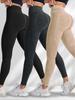 Seamless Women's Yoga Pants: Sand Washed, Quick Dry, Butt Lifting, Tight Fit, Letter Print, Sports Fitness Long Pants
