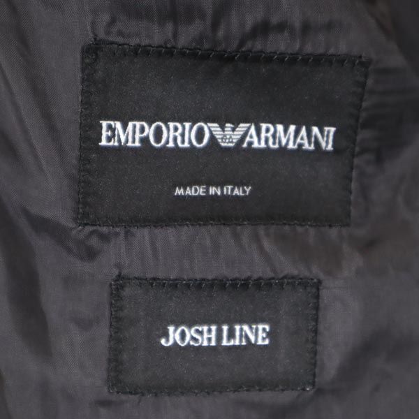 Emporio Armani Vlněné sako s proužkem Made in Italy Šedé Pánské Použité