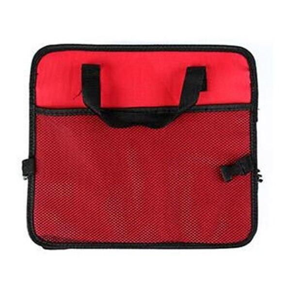 

Органайзер для багажника автомобиля, универсальный автомобильный ящик для хранения с несколькими карманами, грузовой контейнер, сумка для багажника, держатель для хранения и уборки красный