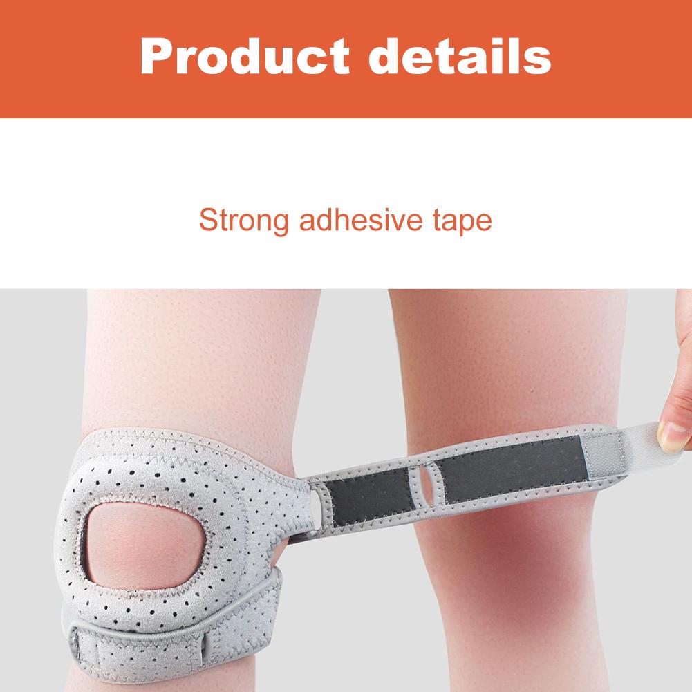 Patellar Stabilizing Knee Brace Knee Relief Support Brace Knee Band Anti-Slip Tendon Support Patella Strap Protector for Gym