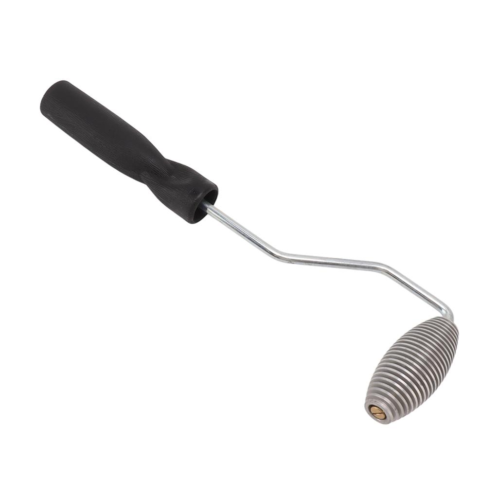 Fiberglass Roller Bubble Paddle Tool Aluminum Alloy Bubble Roller With Plastic Handle Olive Roll