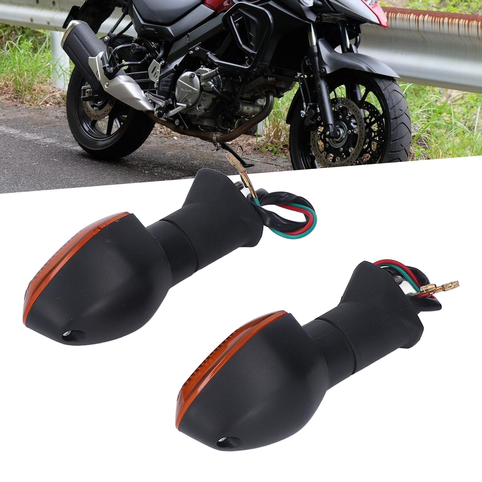 

1 Pair Motorcycle Front Turn Signal Indicator Lights Replacement for DL 650 V‑Strom 2012‑2021