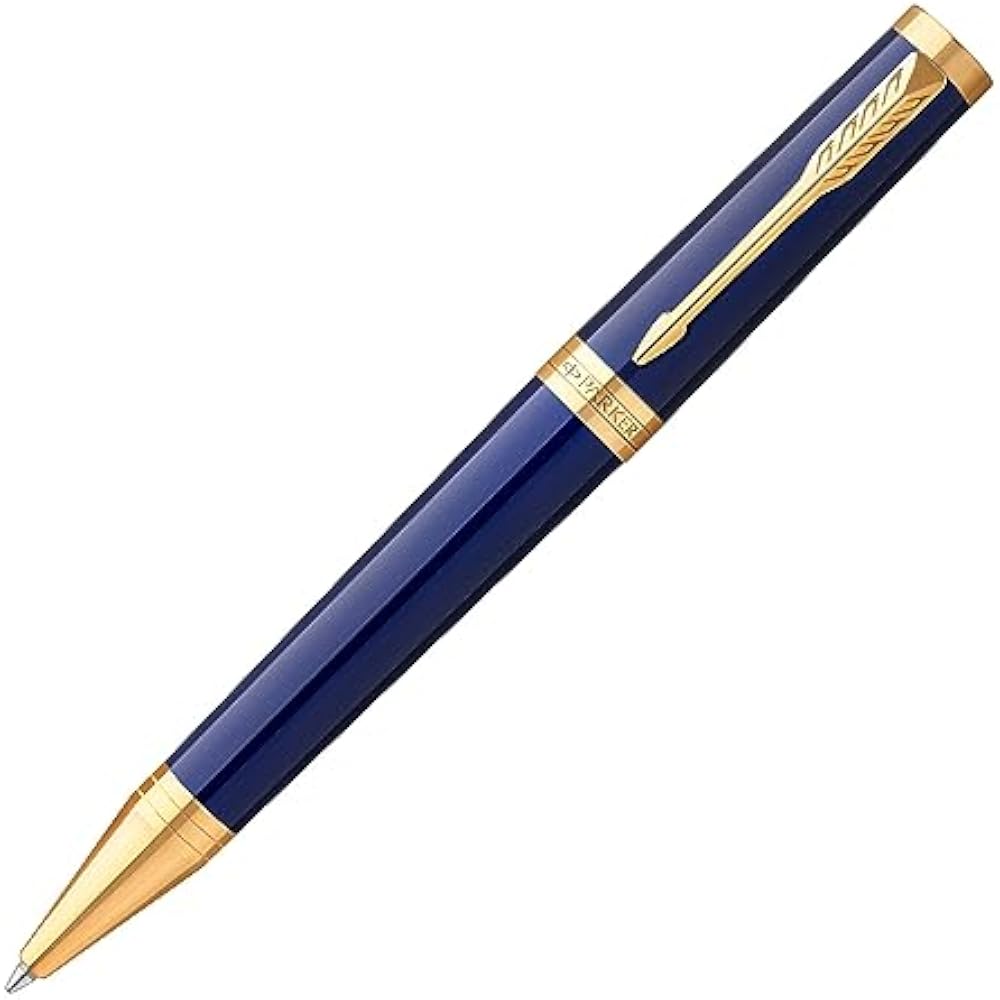 PARKER Parker Ballpoint Pen, Ingenuity, Dark Blue, GT, Medium, Oil-based, Gift Box Included, Regu...