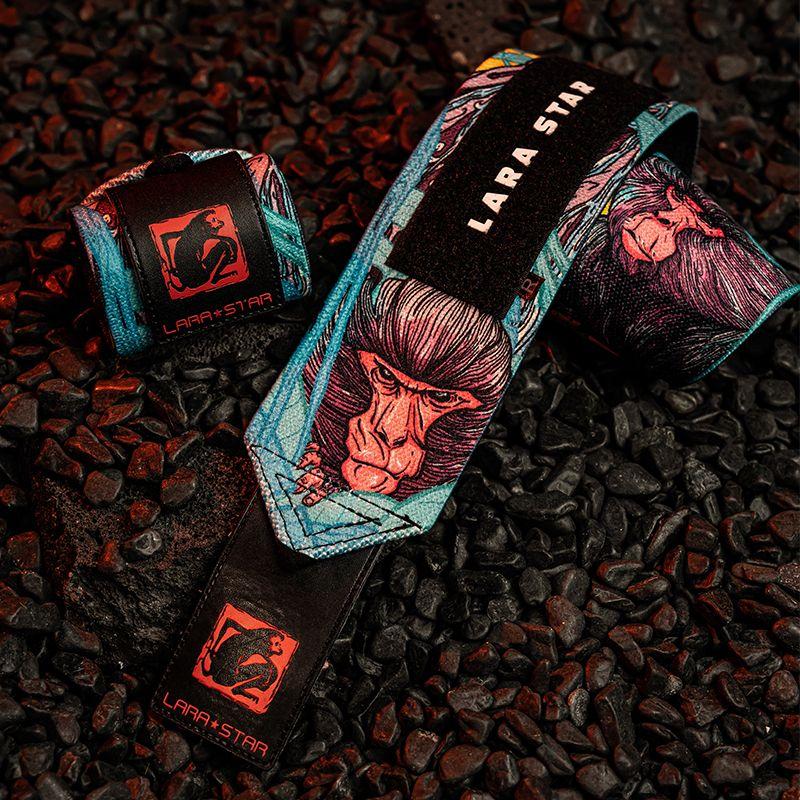 Chinese Zodiac Fitness Wristbands Weightlifting Wrist Strap Booster Belt Pressurized Sports Protection Bench Press Wrist Guard