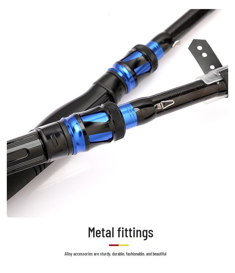 Ultra-light Telescopic Rod with Large Guide Ring & Sliding Float for Long Cast Lures